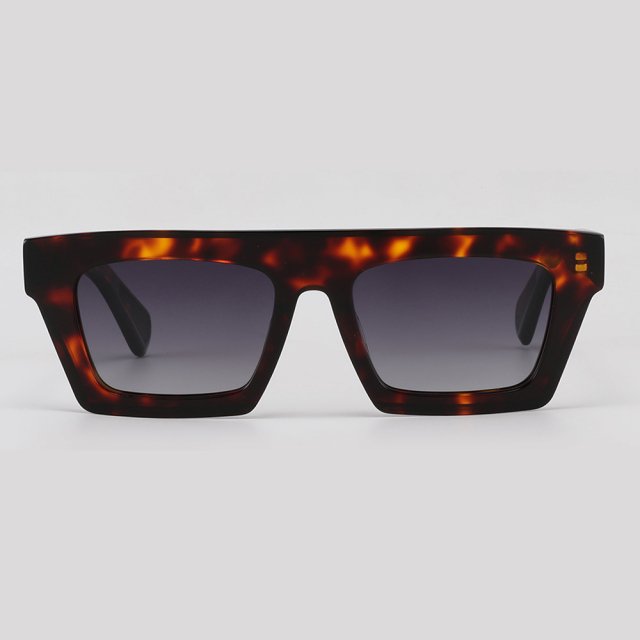 Classic Thick Acetate Eyeglass Frames with Clear Lenses – Unisex UV Protection