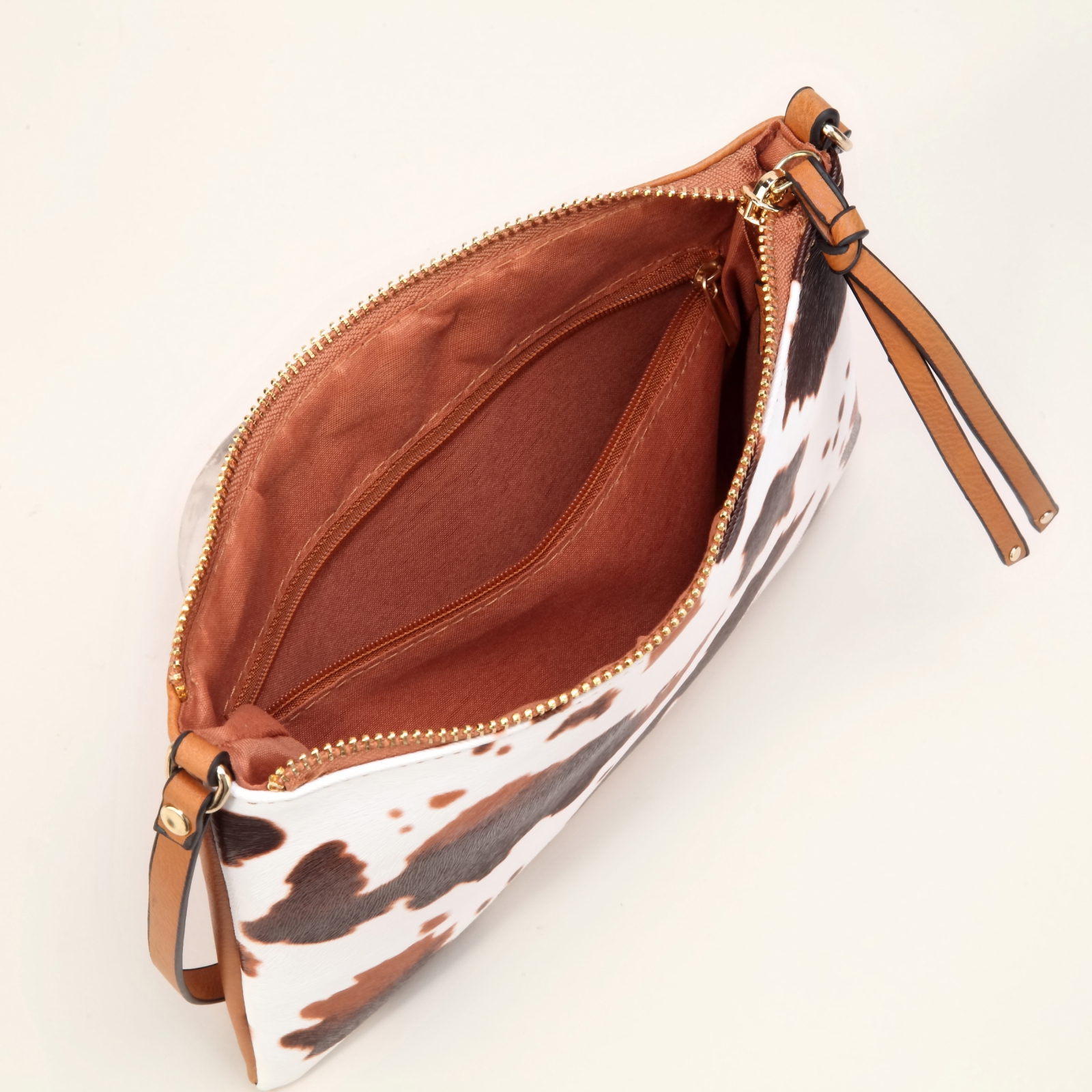 Chic Cow Print Crossbody Bag for Women 4