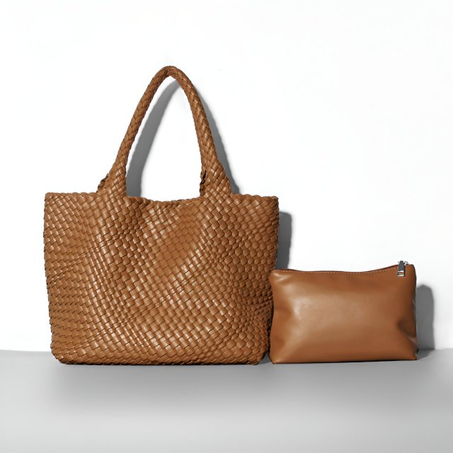 Luxury Knitted Tote Bags for Women - Large Capacity Shoulder Beach Travel Handbag
