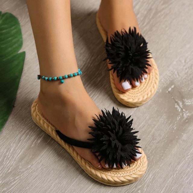 Women's Sunflower Flat Flip-Flops