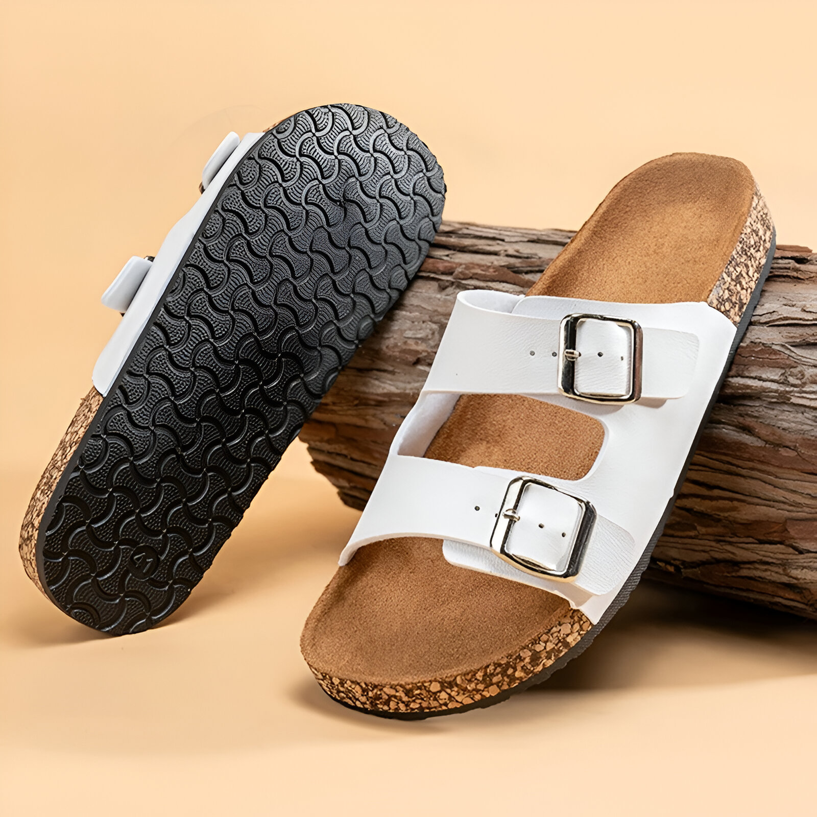 Comfortable Unisex Cork Slippers for Men 6