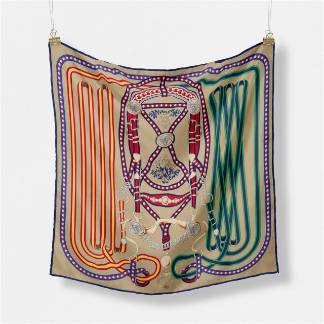 Luxury Silk Square Scarf 53cm