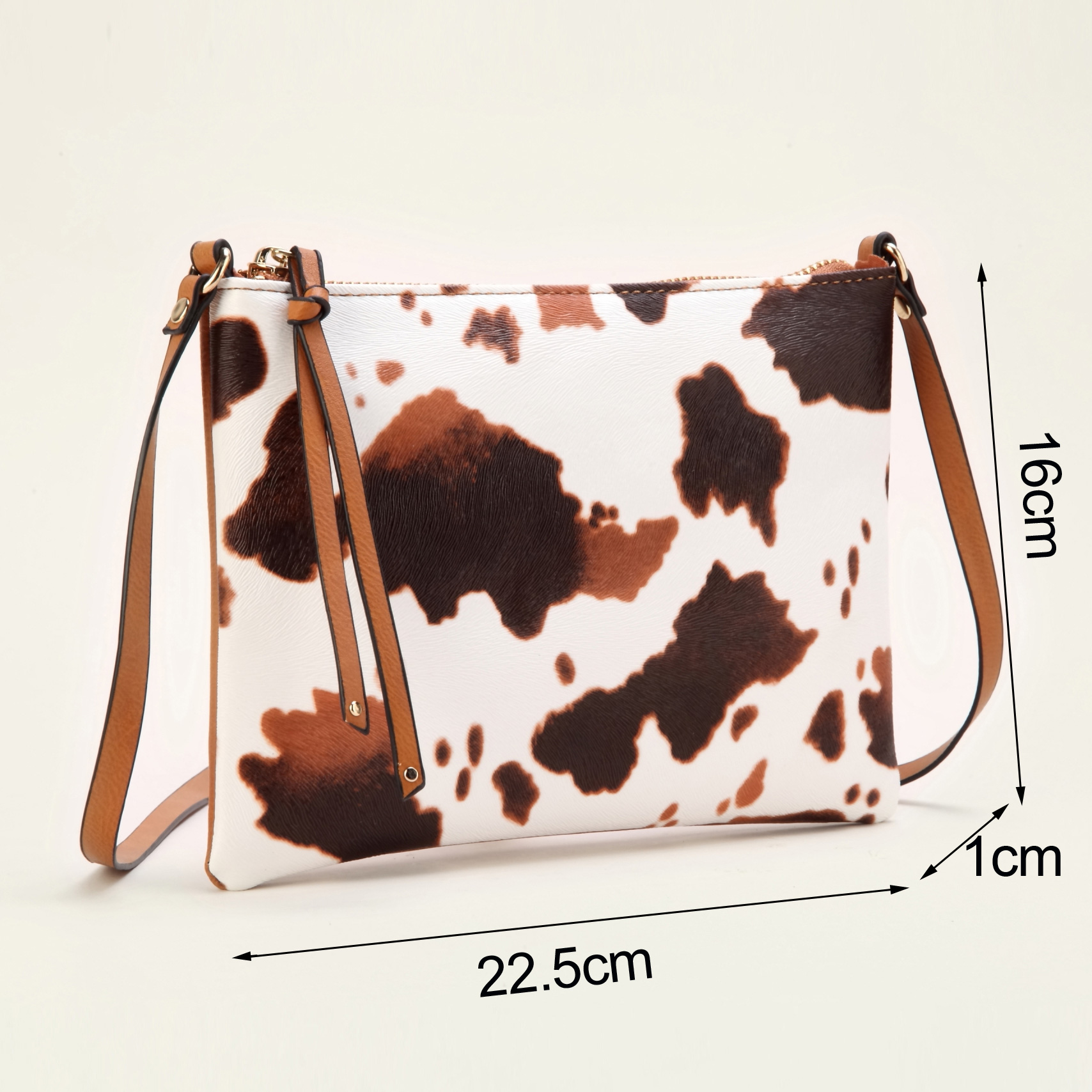 Chic Cow Print Crossbody Bag for Women 5
