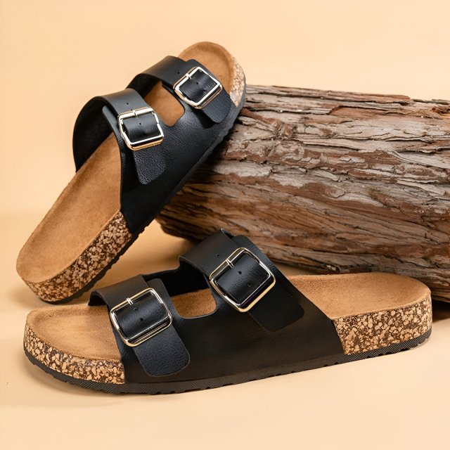 Comfortable Unisex Cork Slippers for Men