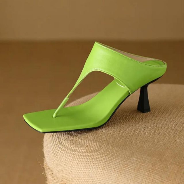 Chic Clip Toe High Heel Sandals – Slingback Slip-On Party Shoes