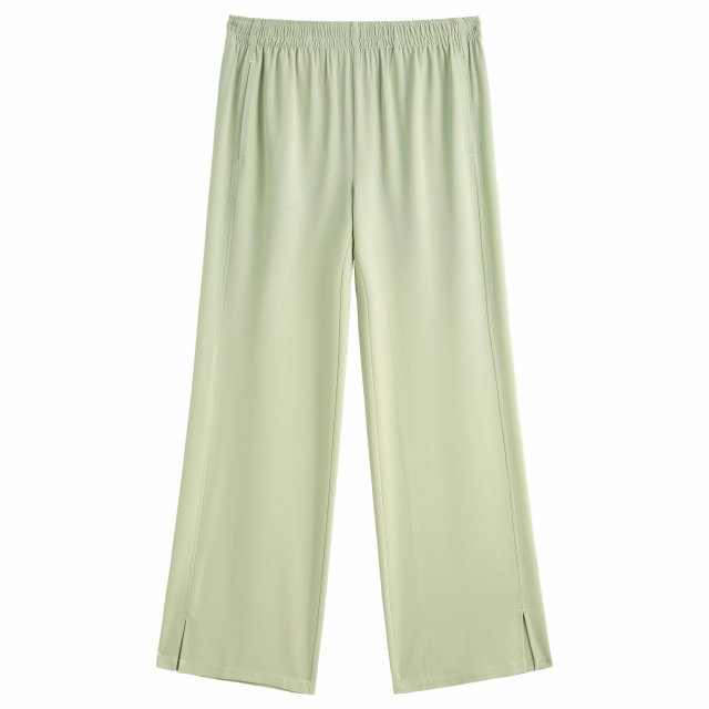 Plus Size Women's High Waist Slimming Straight Leg Pants