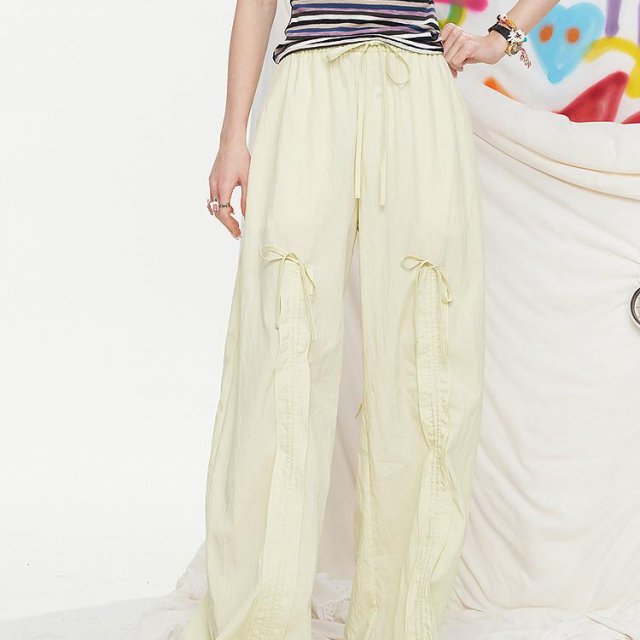Women's Summer Casual Loose Wide Leg Pants – Mid-Rise, Full-Length 7 b48d9ece6e51148457ca617192f9dd42.jpg