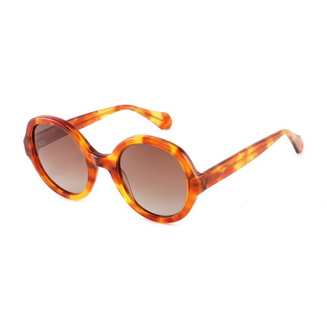 Oversized Round Acetate Glasses for Women - Luxury Prescription Frames