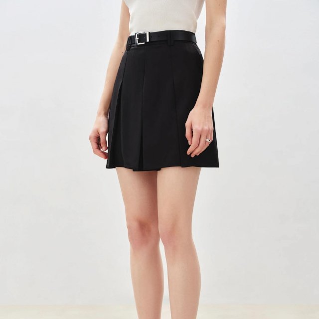 High Waist Minimalist Skort for Women – Summer Casual Slim Fit