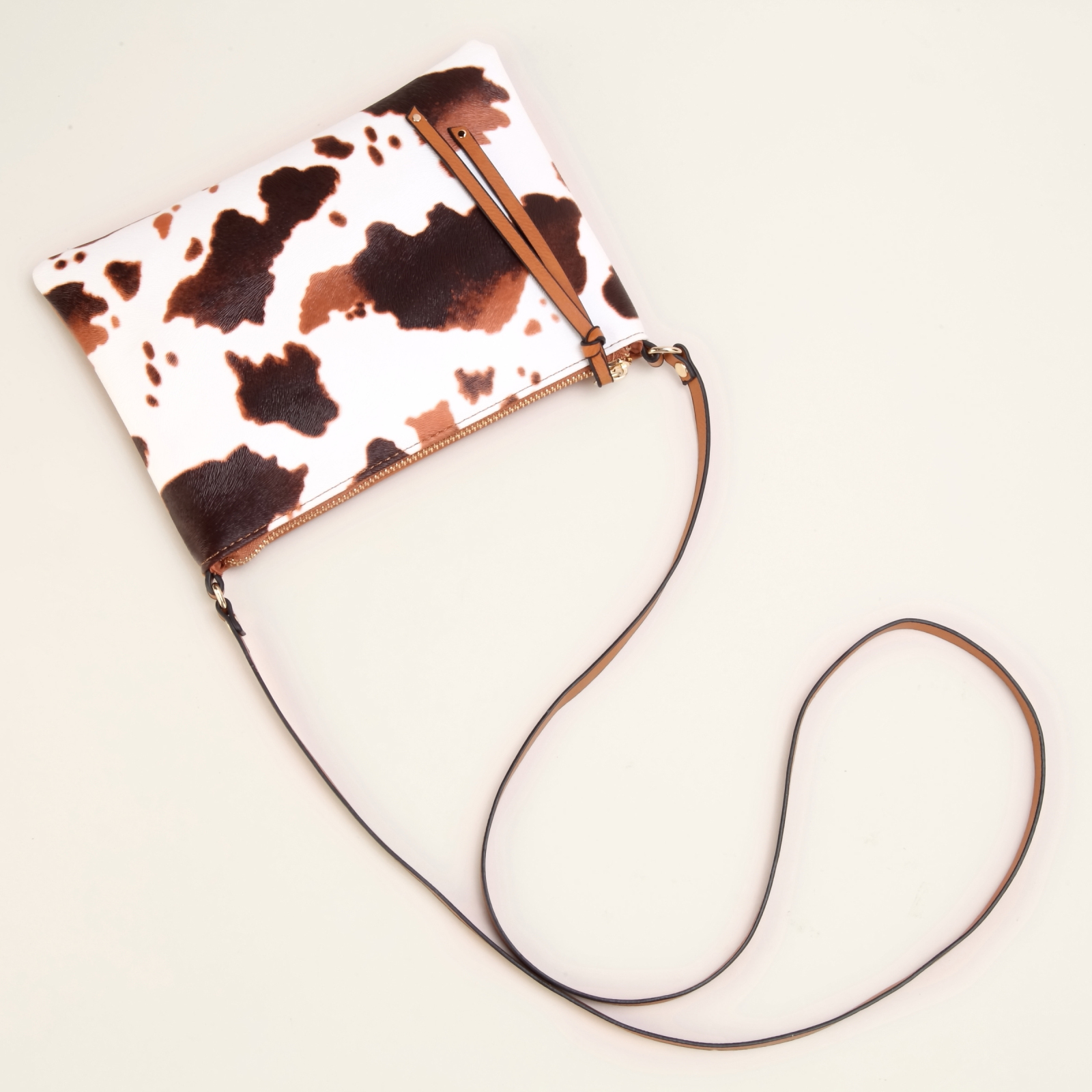 Chic Cow Print Crossbody Bag for Women 3