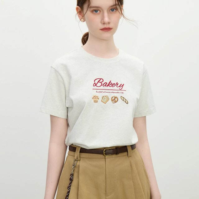 Summer Vintage Linen-Cotton Oversized Tee – Dusty Grey Casual Pullover